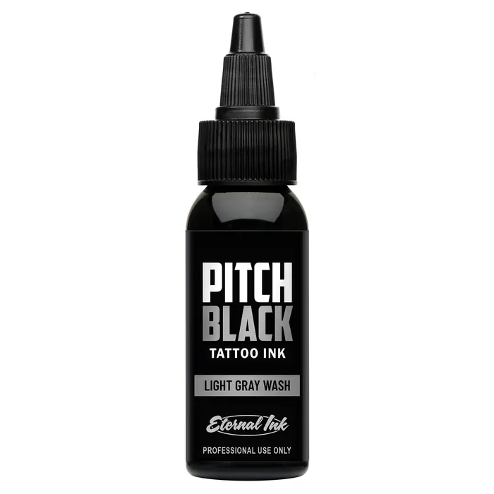 Pitch Black Light Gray Wash Eternal Ink Pick Size Eternal Anal