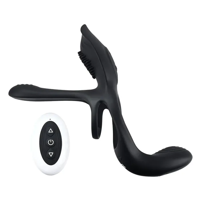 PLAYBOY The 3 Way Rechargeable Silicone CockRing Evolved Novelties Male Sex Toys
