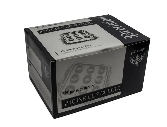 Precision Anal Sterile Single Packs of 16 Precision Ink Cup 3 x 3 Sheets One Box of 25 Sheets