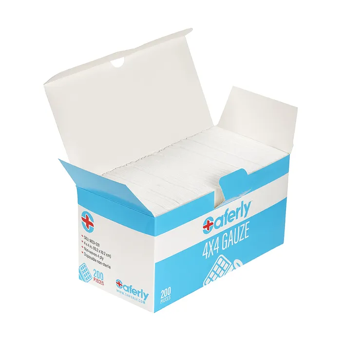 Precision Medical Anal Saferly 4x4 Gauze Price Per Box of 200