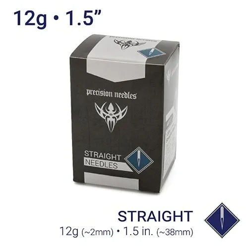Precision Needles Female Sex Toys 12g Sterilized 15 Body Piercing Needles Box of 100 Precision Needles Female Sex Toys 12g Sterilized 15 Body Piercing Needles Box of 100
