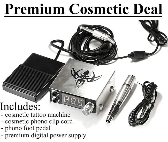 Premium Cosmetic Tattoo Machine Kit Precision Female Sex Toys