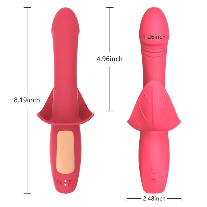 Rabbit Dildo Vibrator for Women Gspot FUNMATES Female Sex Toys