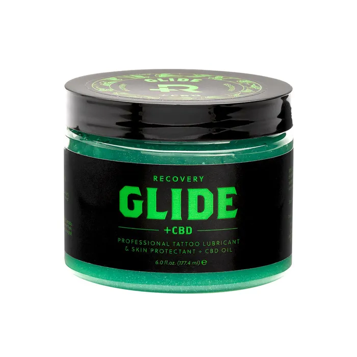 Recovery Female Sex Toys Recovery Tattoo Glide CBD 6 fl oz Jar Case of 12