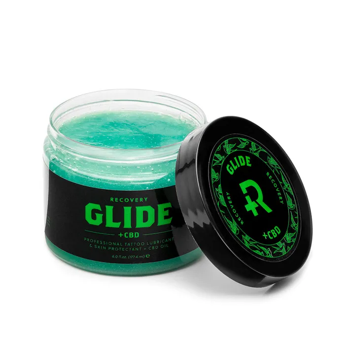 Recovery Female Sex Toys Recovery Tattoo Glide CBD 6 fl oz Jar Case of 12
