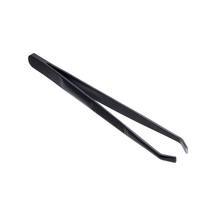 Saferly Anal Saferly AntiStatic Black Slanted Tweezers