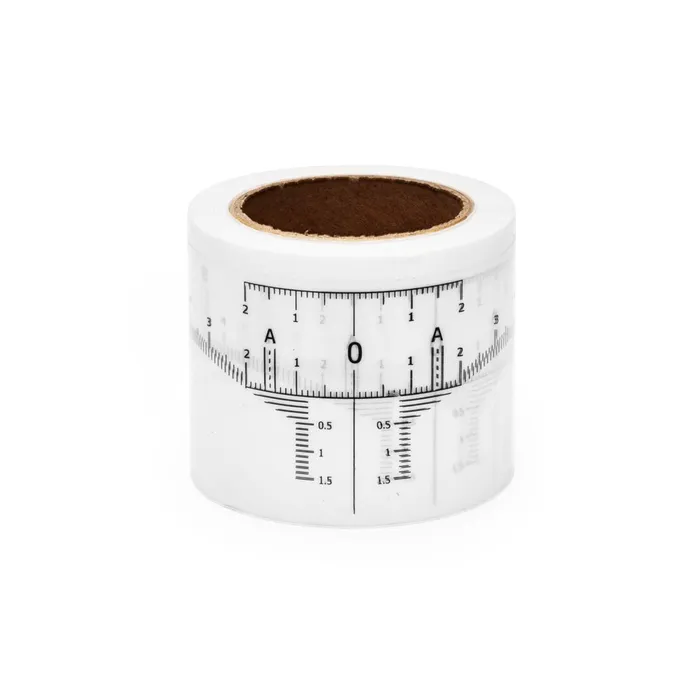 Saferly Anal Saferly Disposable Eyebrow Ruler Stickers Roll of 50