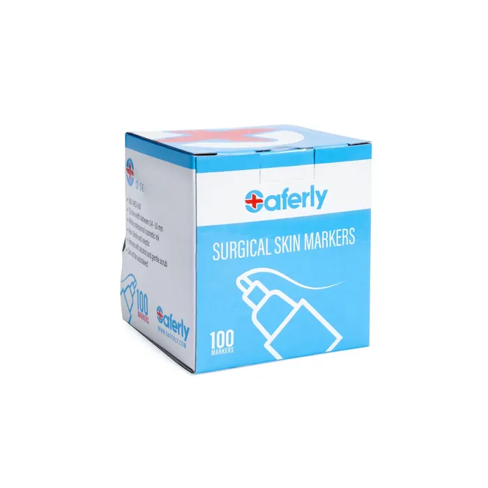 Saferly Vibrators Saferly Purple or White Fine Tip Surgical Skin Marker Pick Color