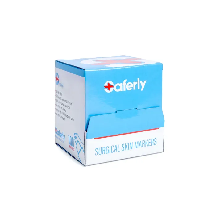 Saferly Vibrators Saferly Purple or White Fine Tip Surgical Skin Marker Pick Color