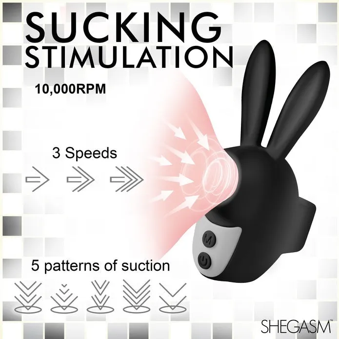 Shegasm Sucky Bunny Beginner Clit Stimulator XR Brands Female Sex Toys