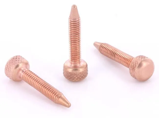 Short Copper Contact Screw M4 Metric Version 1 Precision Vibrators