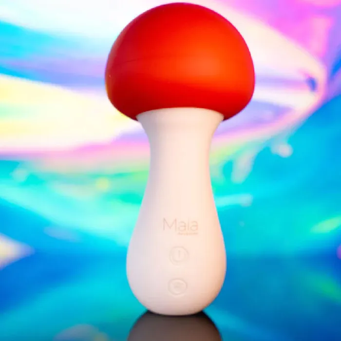 Shroomie Mushroom Shaped Mini Wand Vibrator Maia Toys Female Sex Toys