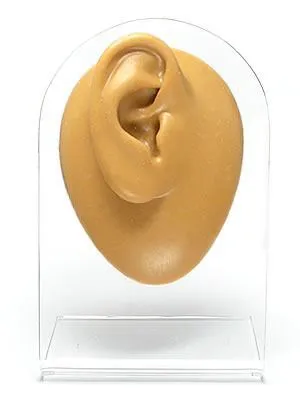 Silicone Right Ear Display Tan Body Bit Version 1 Painful Pleasures Female Sex Toys