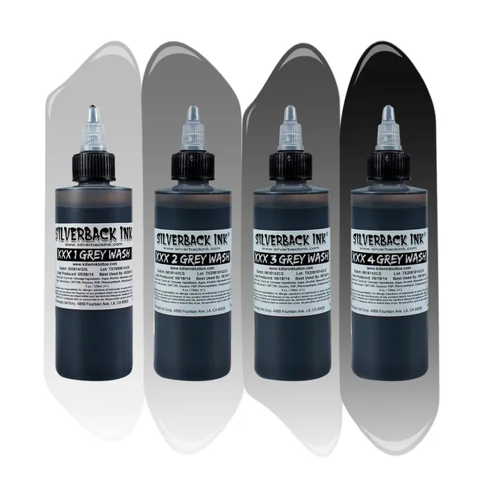 Silverback Ink XXX Grey Wash Series Silverback Ink 4oz Bottle Set Male Sex Toys Silverback Ink XXX Grey Wash Series Silverback Ink 4oz Bottle Set Male Sex Toys