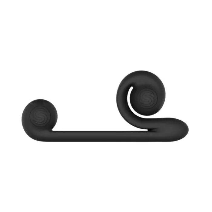 Snail Vibe Vibrators Snail Vibe Black Rechargeable Unique Spiral Head
