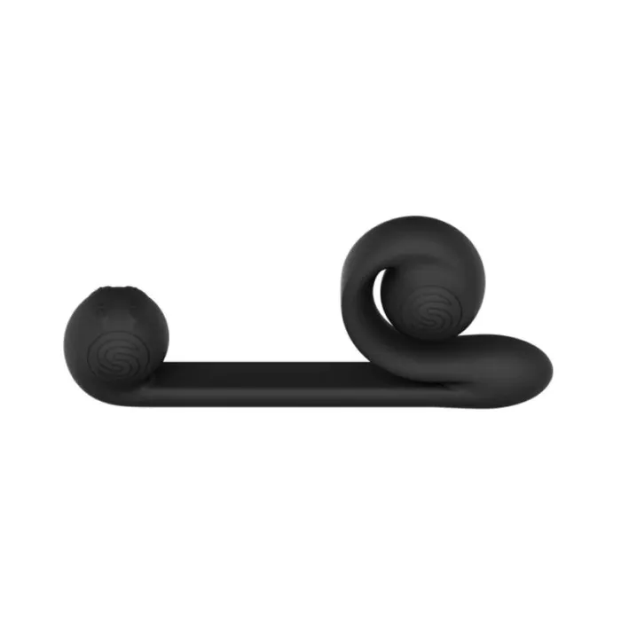 Snail Vibe Vibrators Snail Vibe Black Rechargeable Unique Spiral Head