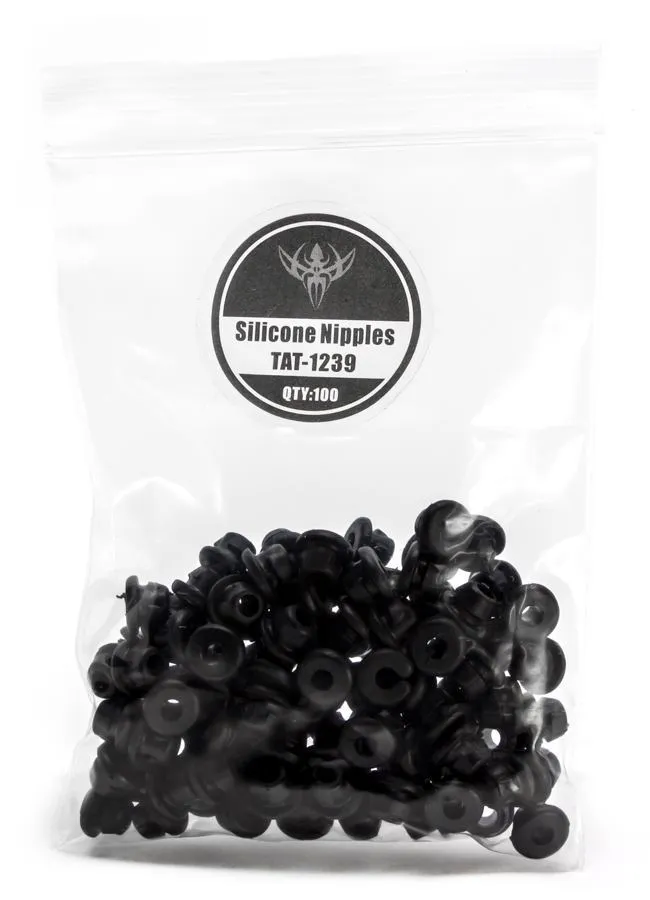 Snug Fit Rubber Nipples Bag of 100 Tattoo Supplies Precision Male Sex Toys