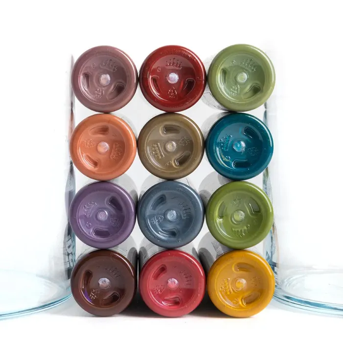 Solid Ink Female Sex Toys Opaque 12 Color Set Solid Ink Tattoo Ink 1oz Bottles