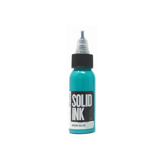 Solid Ink Vibrators Miami Blue Solid Ink Pick Size