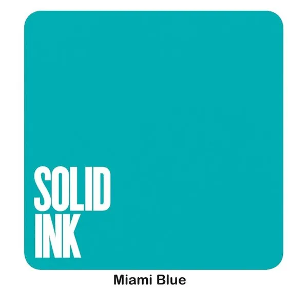 Solid Ink Vibrators Miami Blue Solid Ink Pick Size
