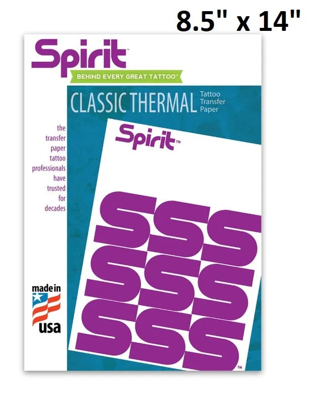 Spirit Original Tattoo Thermal Image Copier Paper 812 x 14 100 Sheets Spirit Male Sex Toys