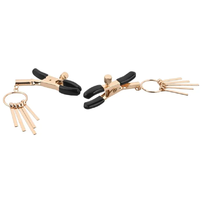 Sportsheets Couples Sex and Mischief Gold Nipple Clamps