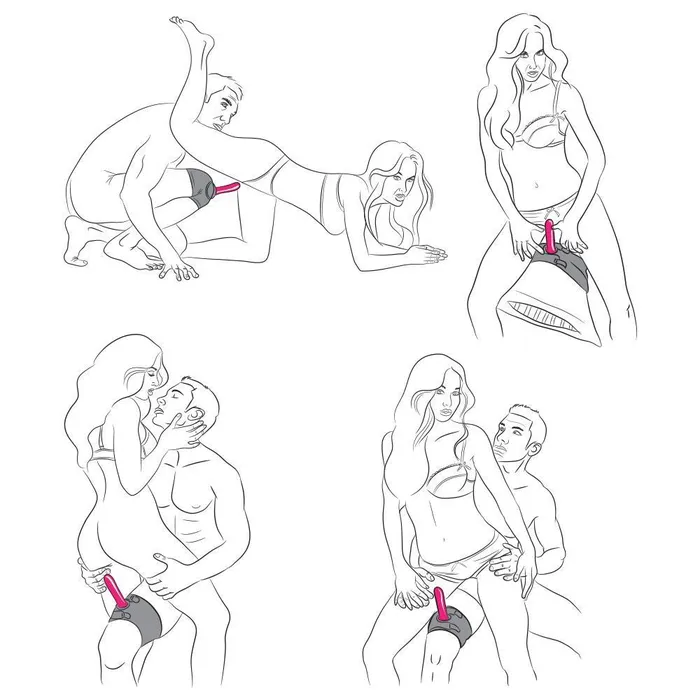 Sportsheets Female Sex Toys Thigh Strapon Harness Black
