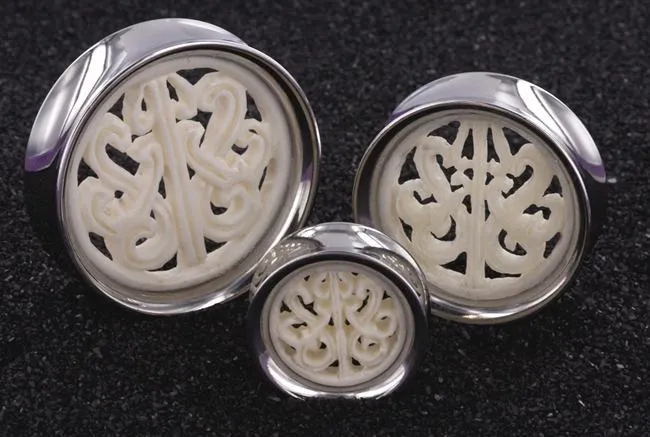 SYNTHESIS PLUGS Steel and Bone Meet 18mm 34mm Price Per 1 Elementals Organics Male Sex Toys SYNTHESIS PLUGS Steel and Bone Meet 18mm 34mm Price Per 1 Elementals Organics Male Sex Toys