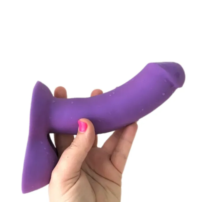 Tantus VIP Super Soft 7 inch Silicone Dildo Purple Tantus Dildos