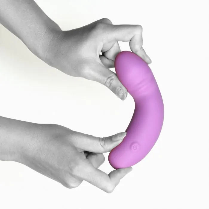 The Glee Spot Ultra Soft First Time Flexible Silicone Vibrator Purple Creative Conceptions Female Sex Toys