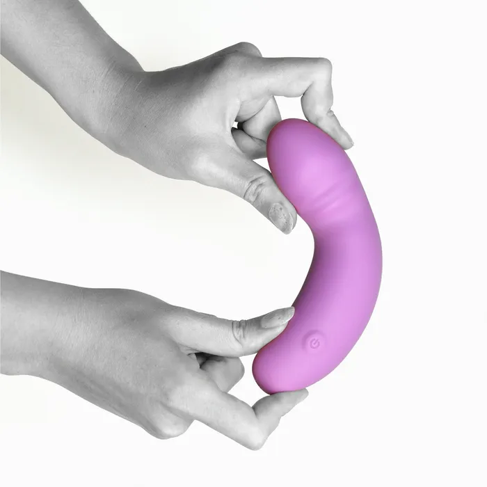 The Glee Spot Ultra Soft First Time Flexible Silicone Vibrator Purple Creative Conceptions Female Sex Toys