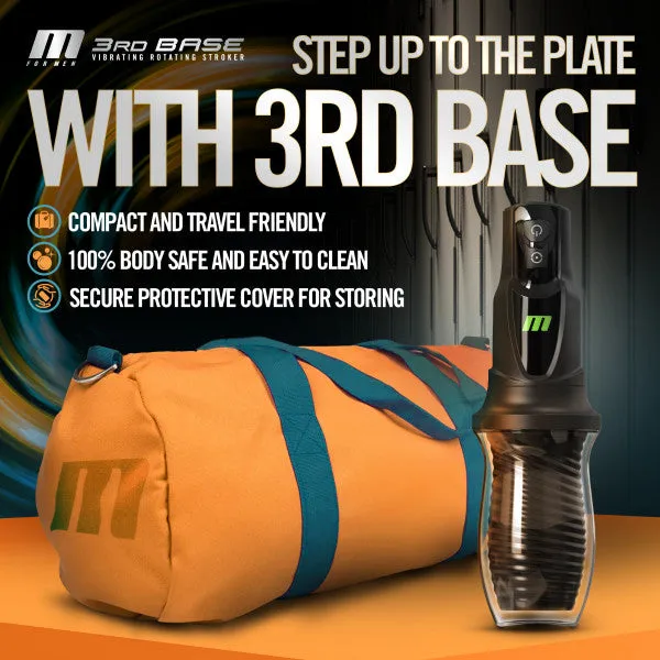 Third Base Vibrating Rotating Automatic Stroker Blush Male Sex Toys