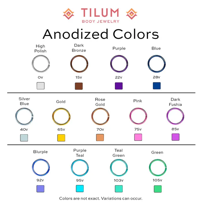 Tilum 14g12g Internally Threaded Stacked Opal Cluster Top Price Per 1 Tilum Vibrators