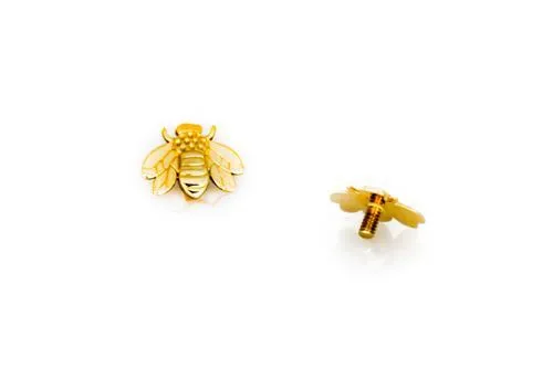 Tilum 14g or 12g Internally Threaded 14kt Yellow Gold Bumble Bee Top Price Per 1 Tilum Vibrators