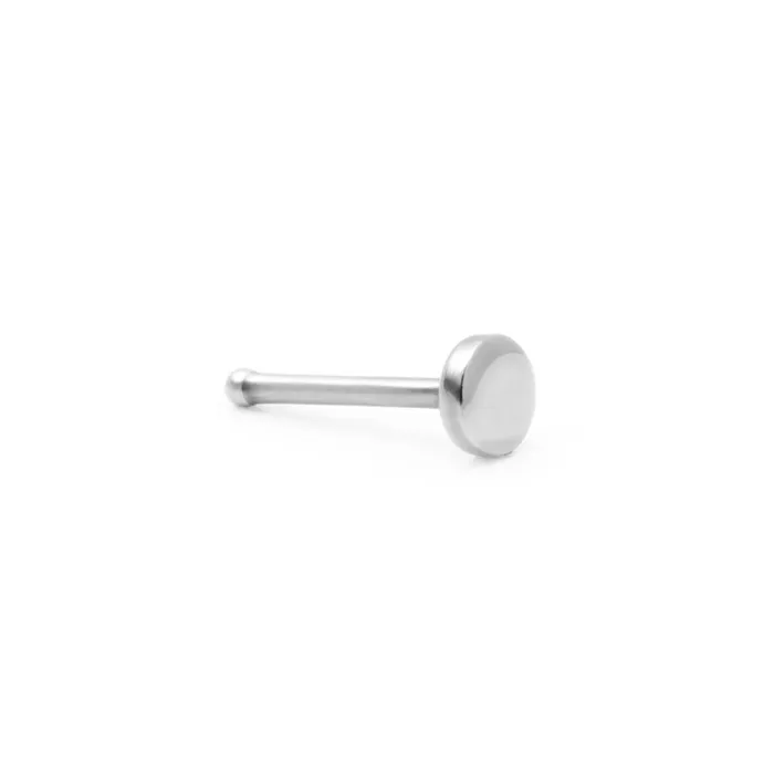 Tilum 20g Titanium Nose Bone with Flat Disc Tilum Male Sex Toys