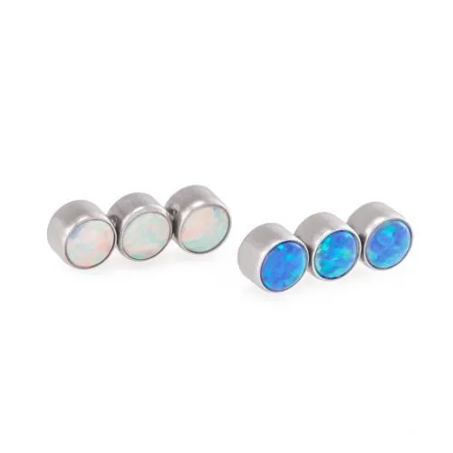 Tilum Dildos Tilum 18g16g Internally Threaded 4mm Opal Stop Light Cluster Top Price Per 1