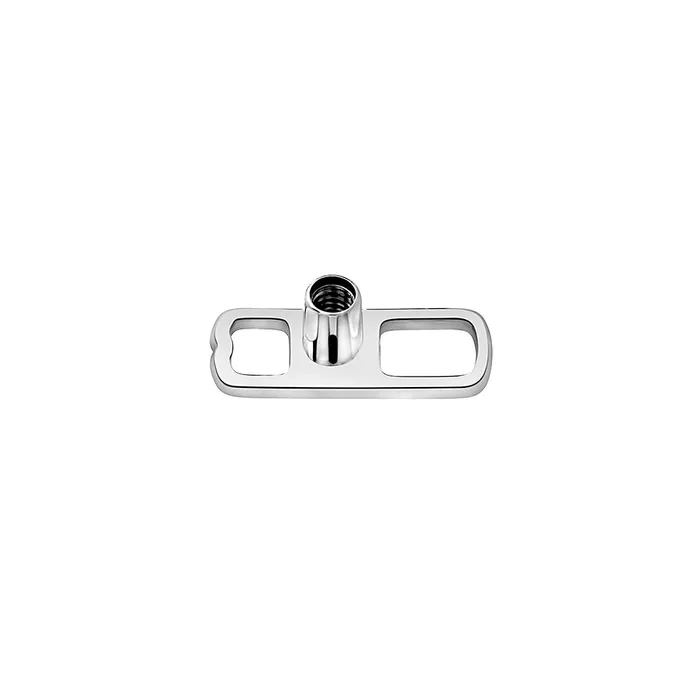 Tilum Tilum 14g Titanium Dermal Anchor with 2mm Rise and Square Base Price Per 1 Male Sex Toys