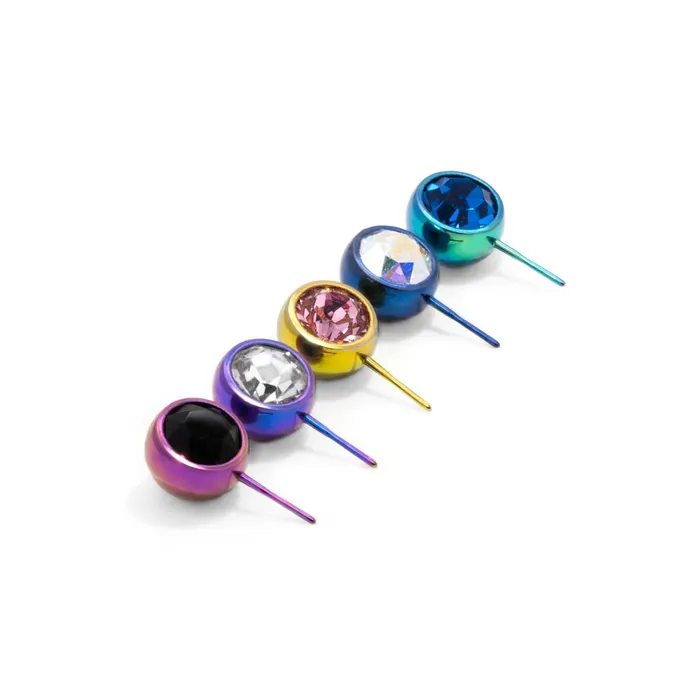 Tilum Titanium 90 Jeweled Threadless Ball Top Price Per 1 Tilum Male Sex Toys