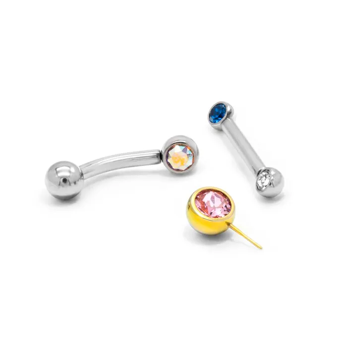 Tilum Titanium 90 Jeweled Threadless Ball Top Price Per 1 Tilum Male Sex Toys