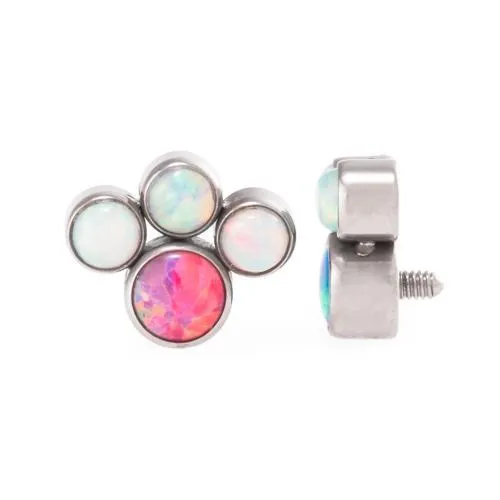 Tilum Vibrators Tilum 14g12g Internally Threaded Paw Print Cluster Top Choose 4mm Opal Price Per 1 Tilum Vibrators Tilum 14g12g Internally Threaded Paw Print Cluster Top Choose 4mm Opal Price Per 1