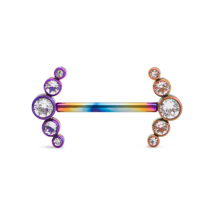 Tilum Vibrators Tilum 14g12g Internally Threaded Titanium Jewel VShaped Top Price Per 1