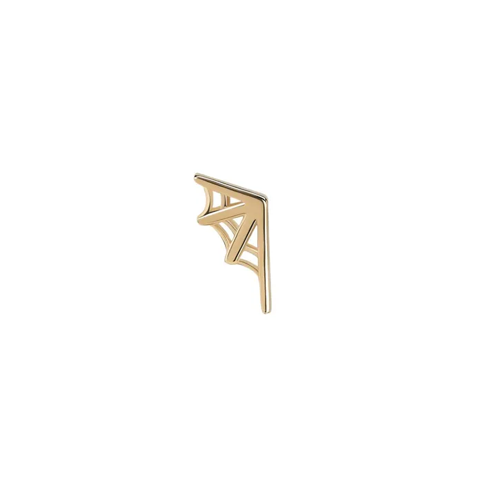 Tilum Vibrators Tilum 14kt Yellow Gold Corner Web Threadless Top Price Per 1 Pick Orientation