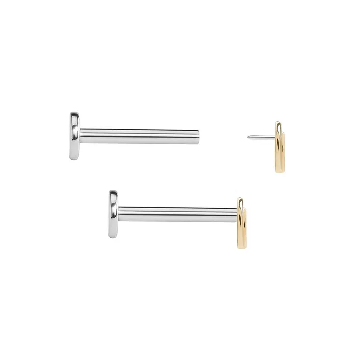 Tilum Vibrators Tilum 14kt Yellow Gold Delta Threadless Top Price Per 1