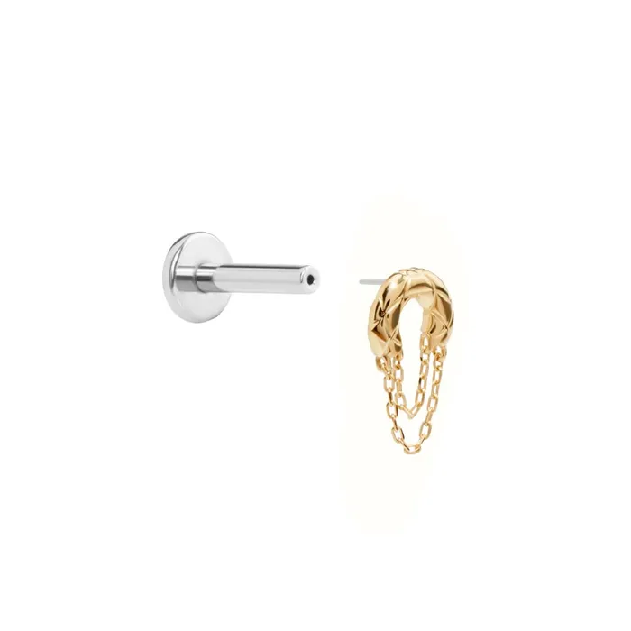 Tilum Vibrators Tilum 14kt Yellow Gold Lucky Threadless Top Price Per 1