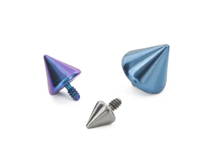 Tilum Vibrators Tilum 16g Internal 08mm Threading Titanium Cone Spike Top Price Per 1 Tilum Vibrators Tilum 16g Internal 08mm Threading Titanium Cone Spike Top Price Per 1