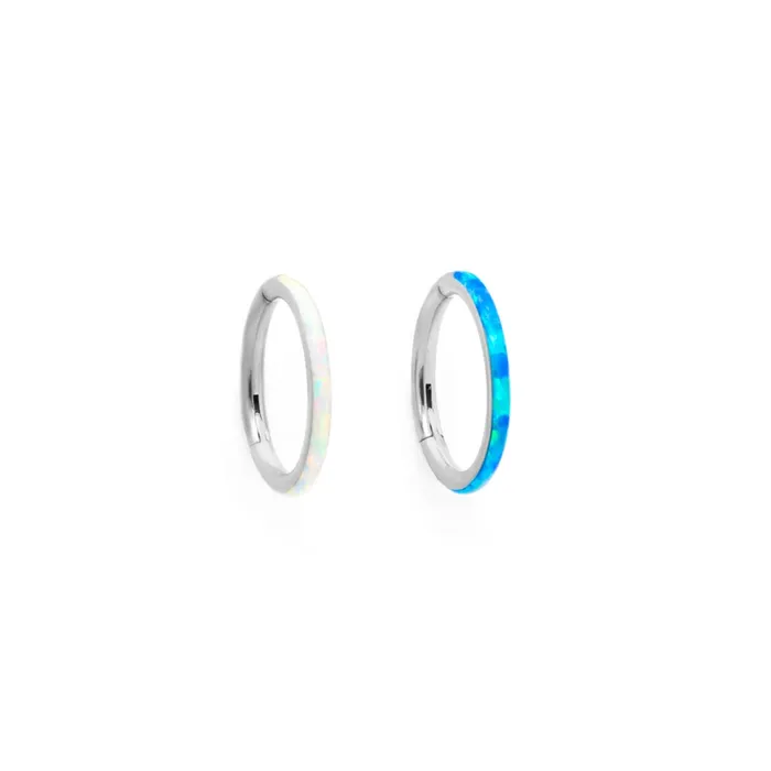Tilum Vibrators Tilum 16g Sideline Opal Titanium Clicker Price Per 1