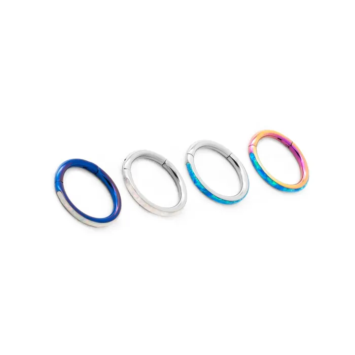 Tilum Vibrators Tilum 16g Sideline Opal Titanium Clicker Price Per 1