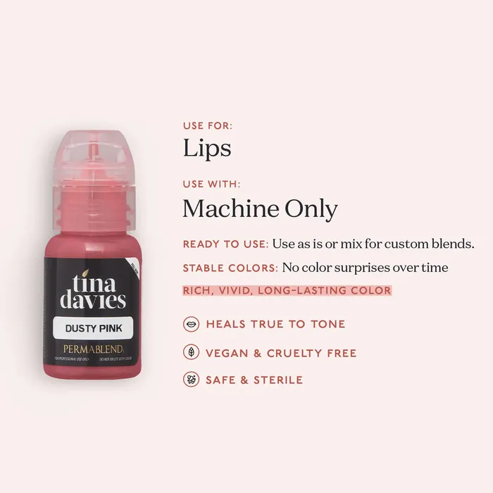 Tina Davies Collection Dusty Pink Perma Blend Perma Blend Vibrators