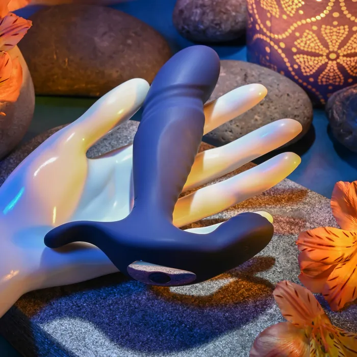 True Blue Rechargeable Thrusting Silicone Vibrator Evolved Novelties Vibrators True Blue Rechargeable Thrusting Silicone Vibrator Evolved Novelties Vibrators