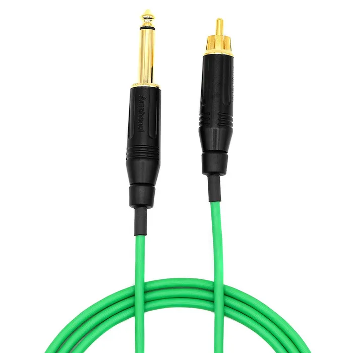 USA Strike Male Sex Toys USA Strike 6 RCA Power Cord Lime Green
